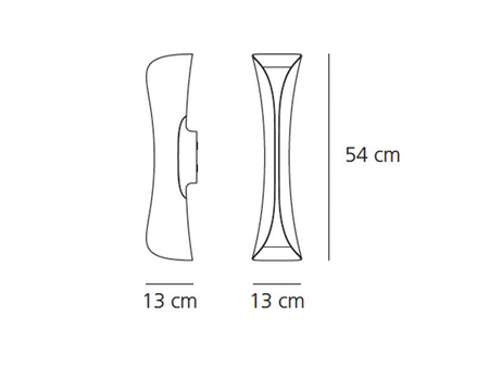 Kinkiet Artemide 1373020A Cadmo LED
