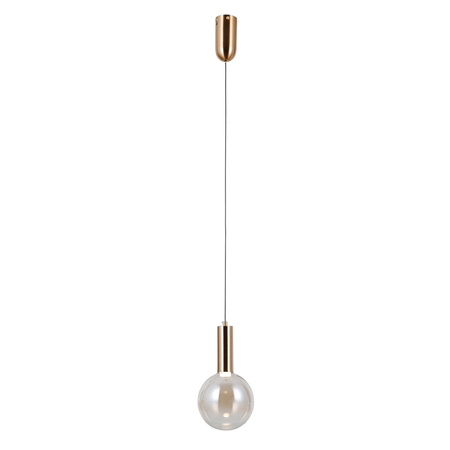 Lampa wisząca Italux Strela PND-34378-1S-HBR Złoty