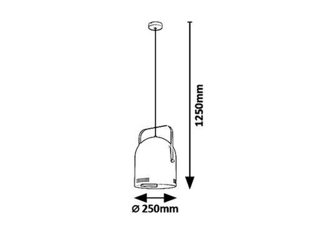 Lampa wisząca Rabalux Minuet 7016 biały