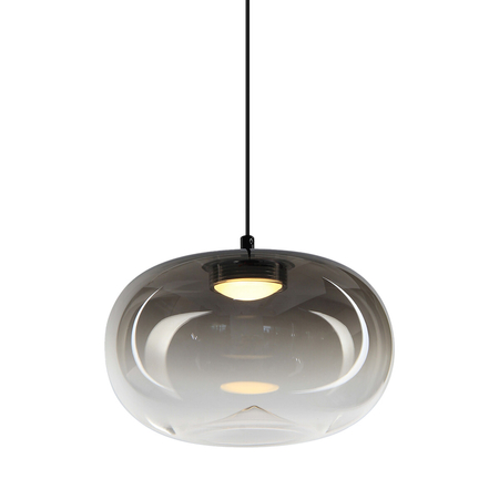 Milagro Lampa wisząca VASO 1 SMOKED 4W ML1397 CZARNY