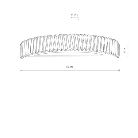 Kinkiet Nowodvorski LUXORA LED 11711 przezroczysty