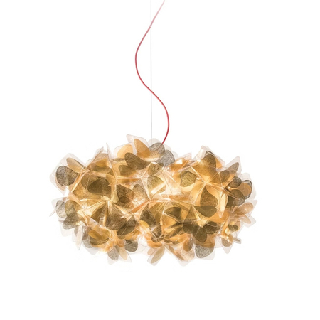 Lampa wisząca Slamp CLIZIA - MAMA NON MAMA GOLD - RED WIRE S CLISS00GNM01R00000EU złoty