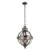 Żyrandol Elstead Lighting Adams srebrny FE-ADAMS-3P-ANL