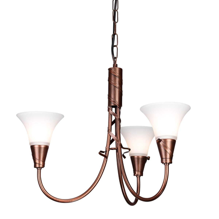 Żyrandol Elstead Lighting Emily miedziany EM3-COPPER