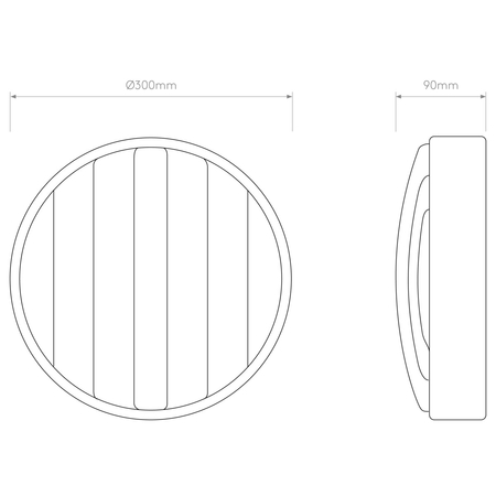 Kinkiet zewnętrzny Astro Montreal Round 300 1032006 Czarny z Teksturą