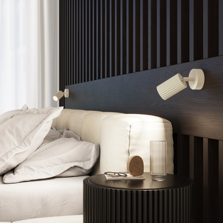 Sollux Lighting Kinkiet KARBON beżowy z włącznikiem SL.1598