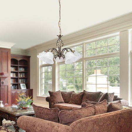 Żyrandol Rabalux Beckworth 7135 brąz