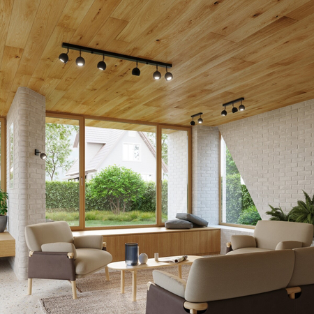 Sollux Lighting Kinkiet OCULARE czarny SL.0443