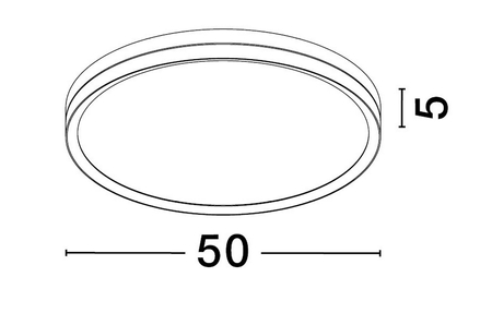 Lampa sufitowa Luces Exclusivas BANE - czarny i złoty LE43229