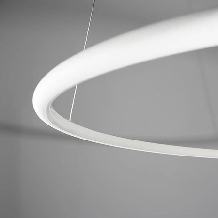 Lampa wisząca Linea No.5 60/40cm czarno biała 4k v2