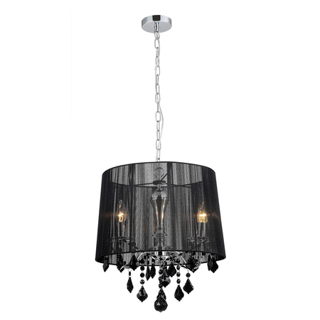 Lampa wisząca Italux MDM-2572-3-BK Cornelia