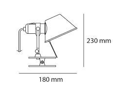 Kinkiet Artemide A0448W50 Tolomeo Pinza LED