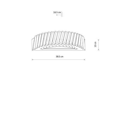 Kinkiet Nowodvorski LUXORA LED 11710 przezroczysty