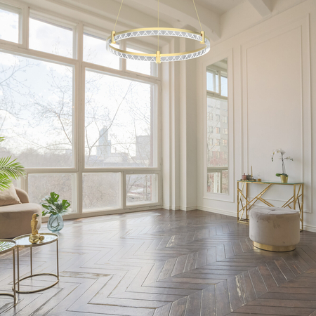 Milagro Lampa wisząca ELEGANCE 36W LED ML0996 ZŁOTY