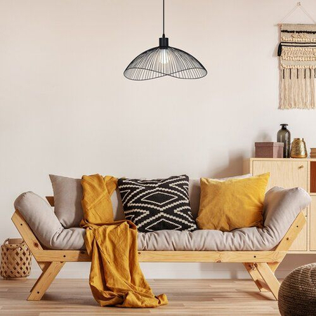 Lampa wisząca Rabalux Iduna 4347 czarny matowy