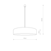 Lampa wisząca TURDA Nowodvorski 8947 szary