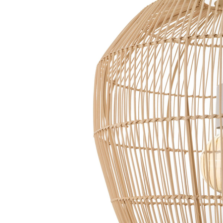 Lampa wisząca Nowodvorski HAITI S 11163 Naturalne drewno Biały