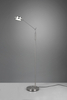 Lampa podłogowa Trio 426510107 srebrny