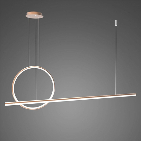 Lampa wisząca Linea No.2 40cm 3k miedziana