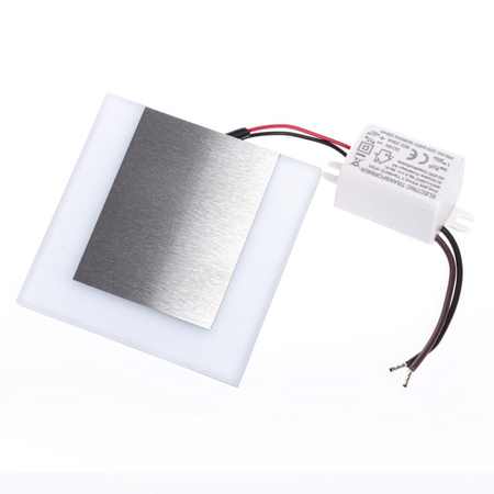 Eko-Light Oprawa schodowa CAPRI Barwa Neutralna 4000k EKS0421 BIAŁY / SREBRNY