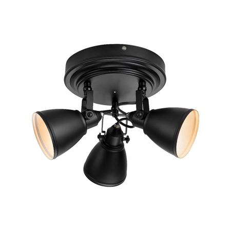 Lampa sufitowa Markslöjd FJÄLLBACKA 108081 czarny