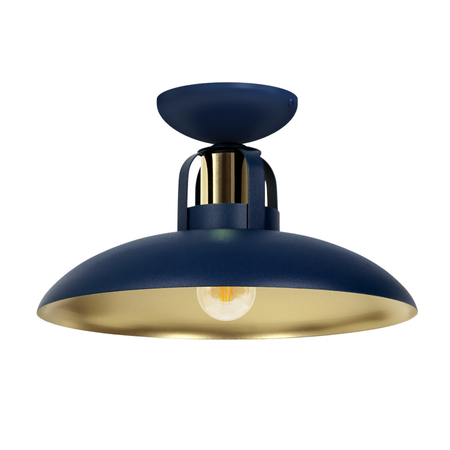 Milagro Lampa sufitowa FELIX NAVY BLUE/GOLD 1xE27 MLP7713 GRANATOWY / ZŁOTY