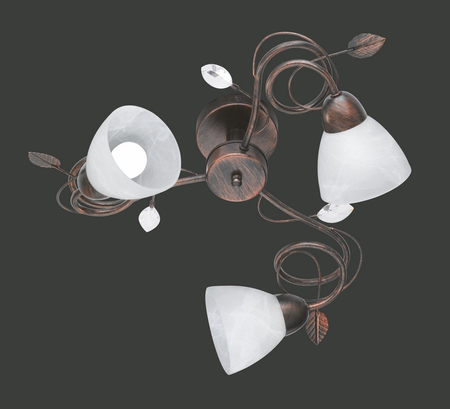 Lampa sufitowa Trio 600700328 brązowy