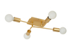 Lampa sufitowa Lucide LESTER 21118/04/02 złoty