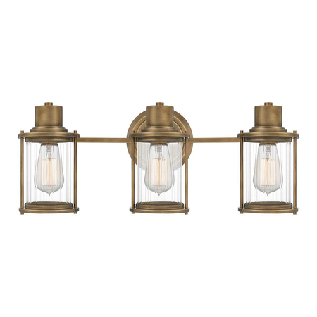 Kinkiet Elstead Lighting Riggs mosiądz QZ-RIGGS3-BATH-WS
