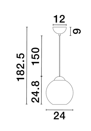 Lampa wisząca Luces Exclusivas BALMI - czarny mat LE43413