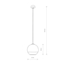 Lampa wisząca GLOBE PLUS S Nowodvorski 7605 chrom
