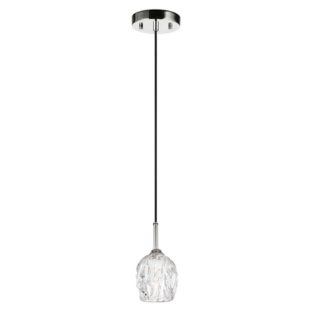 Lampa wisząca Elstead Lighting Rubin szary FE-RUBIN-MP