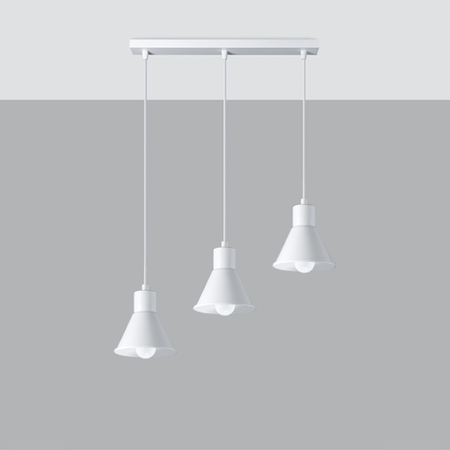 Sollux Lighting Lampa wisząca TALEJA 3 biała [E27] SL.0984
