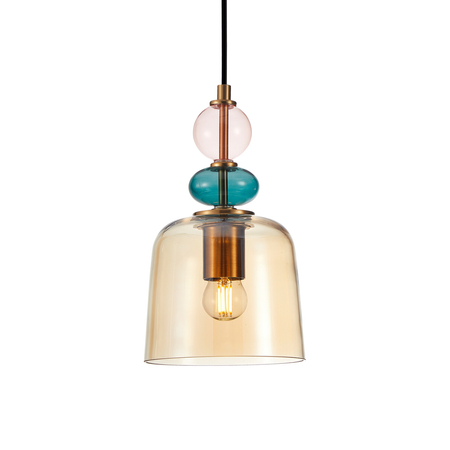 Lampa wisząca Italux Namos PND-27092A-MC-BRO Mosiądz