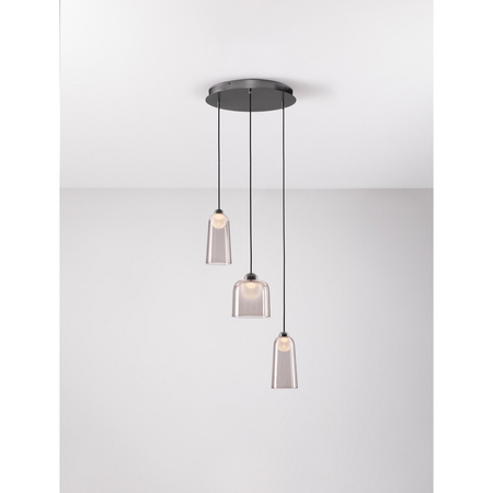 Lampa wisząca Luces Exclusivas TAVENCO LE45213 różowy, czarny