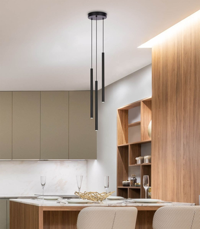 Lampa wisząca GELATO Kaja K-4862 czarny