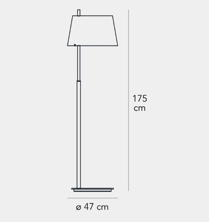 Lampa podłogowa Fontana Arte F361125150NCNE Passion