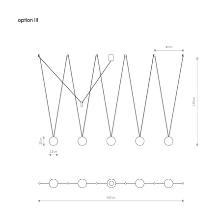 Lampa wisząca SLING V Nowodvorski 10355 czarny