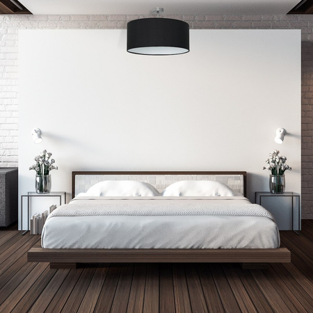 Milagro Lampa podsufitowa CASINO BLACK/CHROME 1xE27 ML6379 Czerń / Chrom