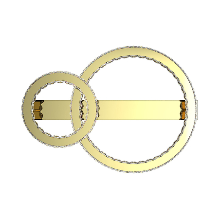 Lampa sufitowa Zuma Line MX3713-2-3GT GIRONA LAMPA SUFITOWA ZŁOTA/GOLD