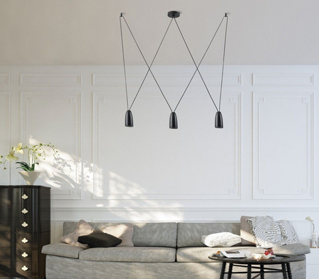 Lampa wisząca Maxlight P0399 czarny