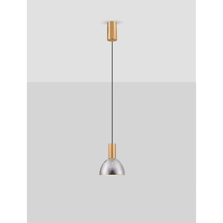 Lampa wisząca Luces Exclusivas SARDUNO LE45136 złoty i odcienie złota, szary i odcienie szarości