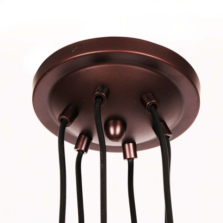 Lampa wisząca RAVEN Kaja K-8004-6 brąz