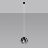 Sollux Lighting Lampa wisząca TULOS 1 czarna SL.1087