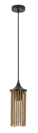 Lampa wisząca Rabalux Roxas 72151 czarny matowy