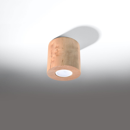 Sollux Lighting Plafon ORBIS naturalne drewno SL.0492