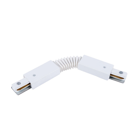 Konektor do szyn 1-fazowych TYP L (kątowy) biały - regulowany kąt Greenie