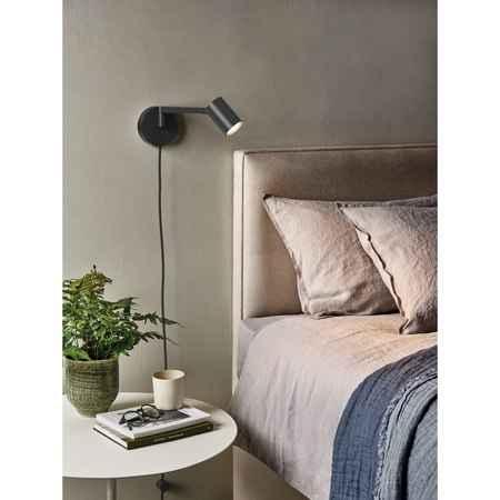 Kinkiet Astro Ascoli Swing Plug In 1286138 Matowy Czarny