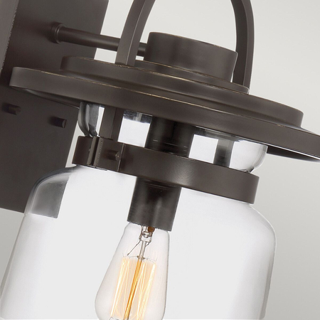 Duża latarnia naścienna Lasalle - 1 źródło światła Quintiesse QN-LASALLE-L-WT