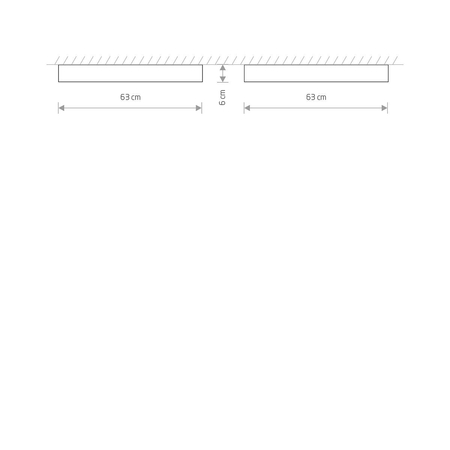 Lampa sufitowa SOFT CEILING LED 60X60 Nowodvorski 7544 biały